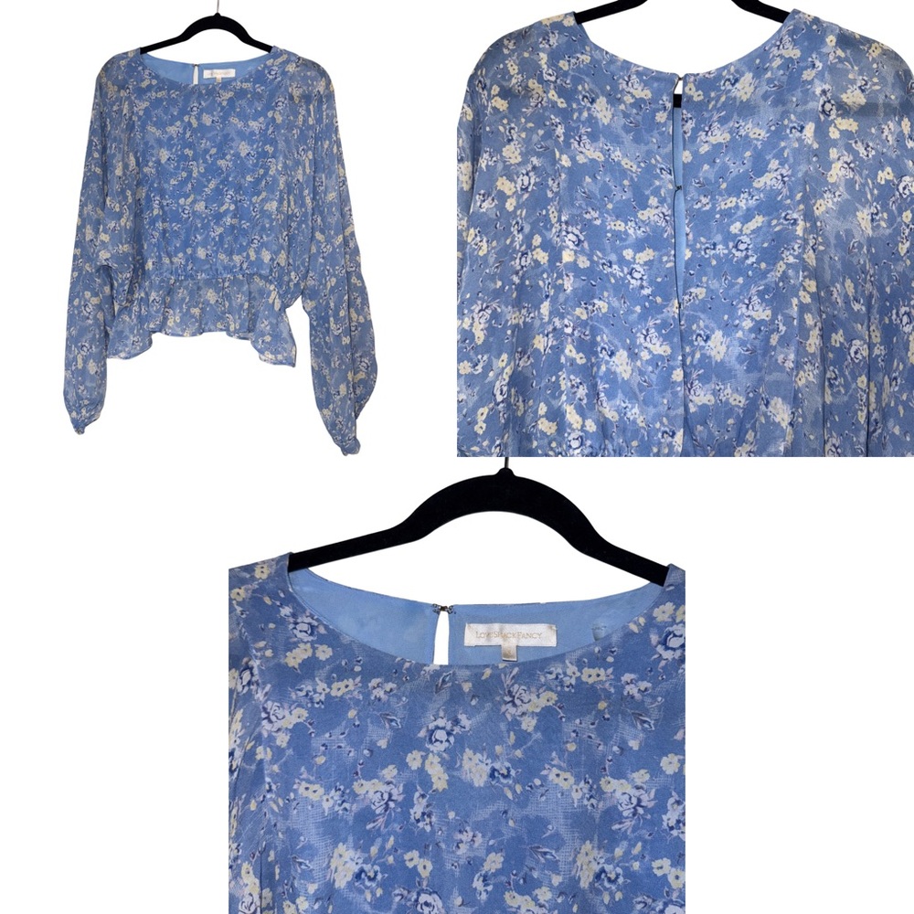 LoveShackFancy Floral Blouse